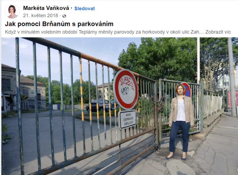 Plané sliby primátorky – žádná veřejná parkovací plocha na Obilním trhu nebude